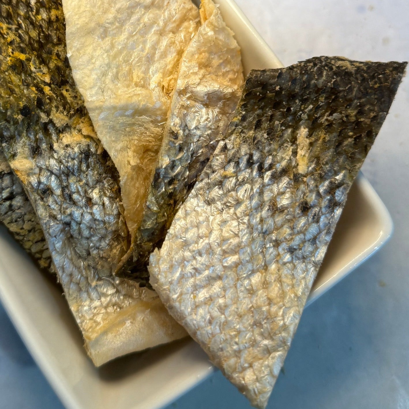 Freeze Dried Salmon Skin Twist 80g