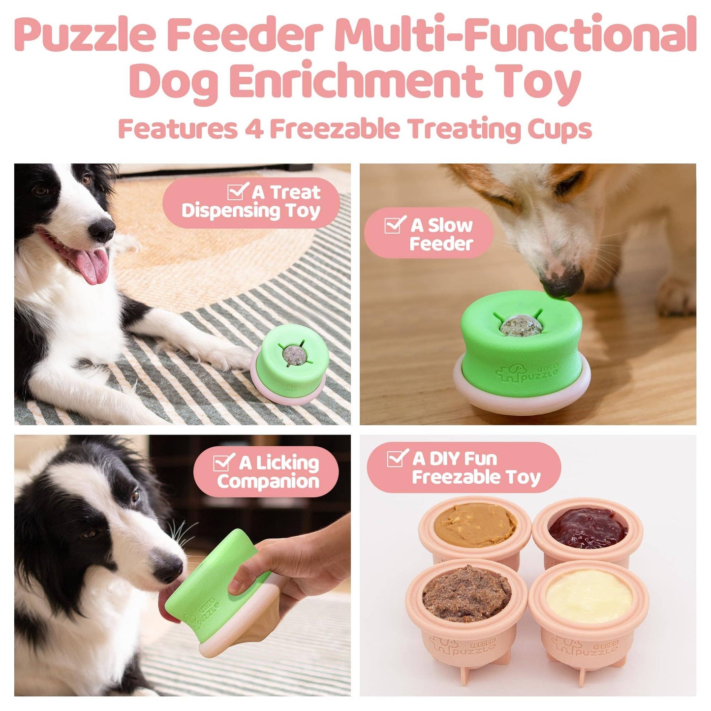Puzzle Feeder Interactive Toy
