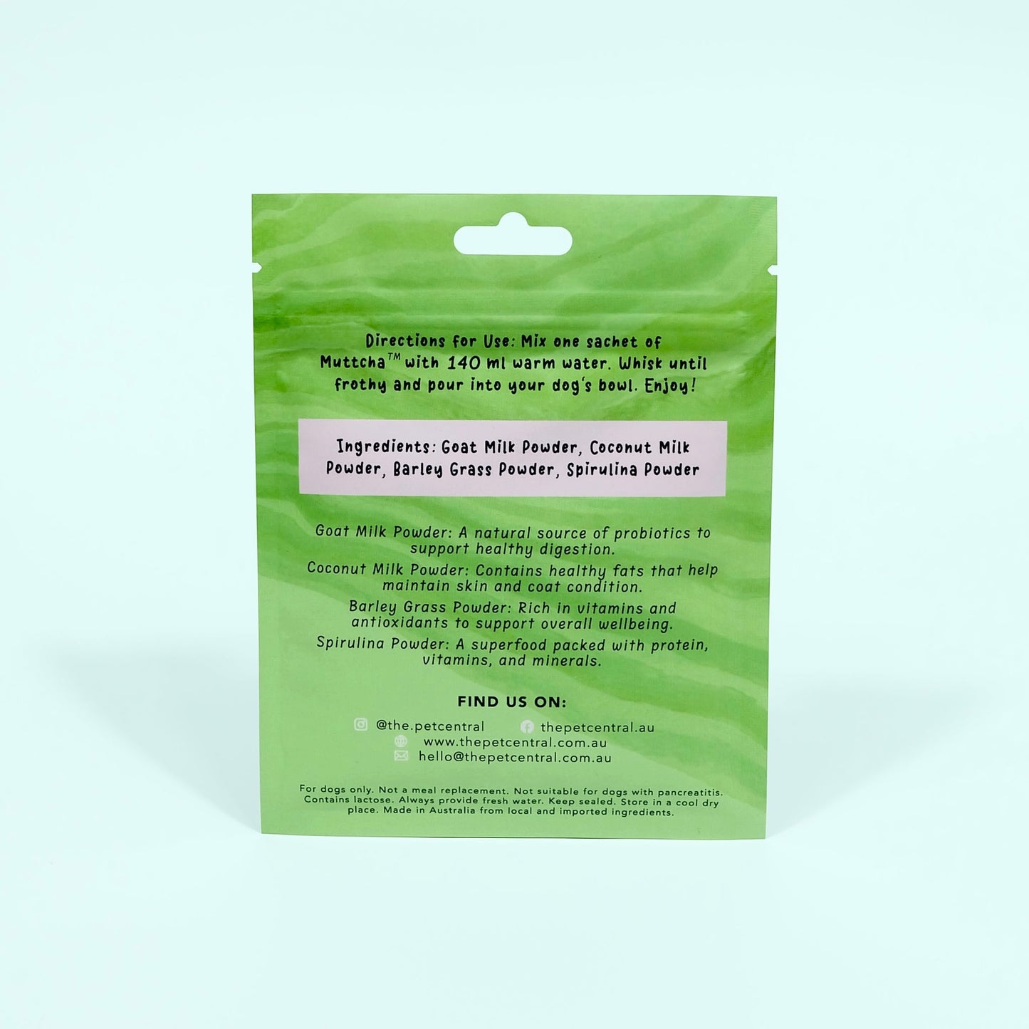 Muttcha™ - Doggie Matcha Latte
