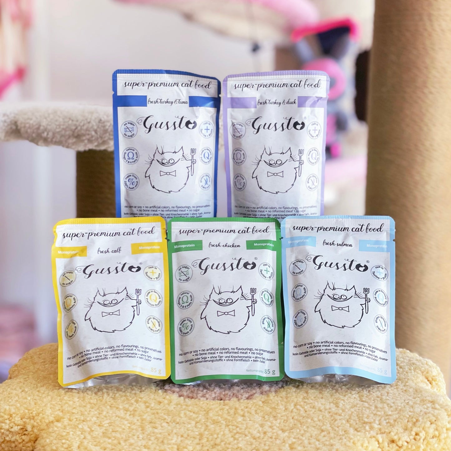 Gussto Primium Grain-Free Wet Food for Cats 85g