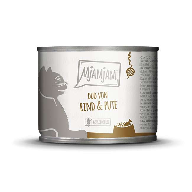 Mjamjam Duo of Succulent Complete Meal for Cats 200g