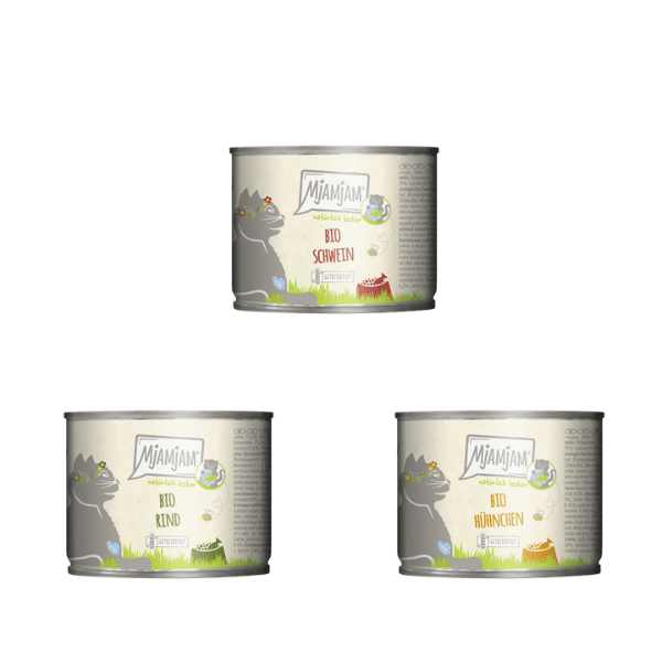 Mjamjam Organic Complete Meal for Cats 200g