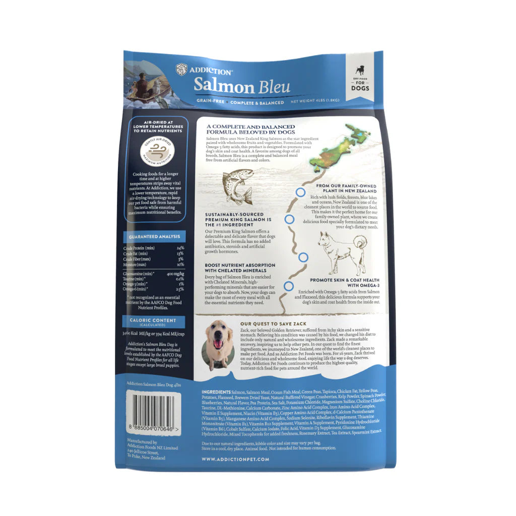 Addiction Salmon Bleu Dry Dog Food 1.8kg