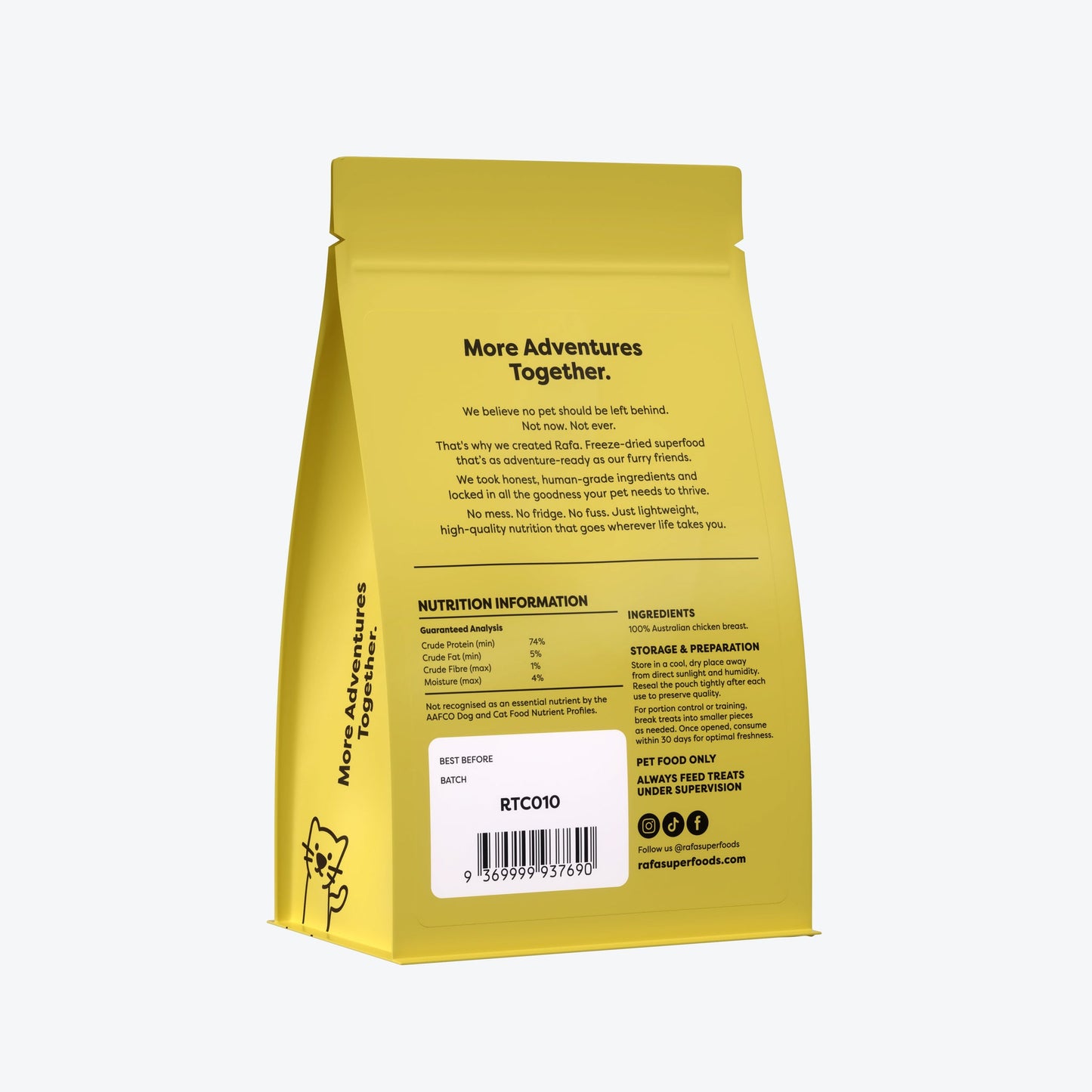 RAFA Freeze-Dried Chicken Breast 100g