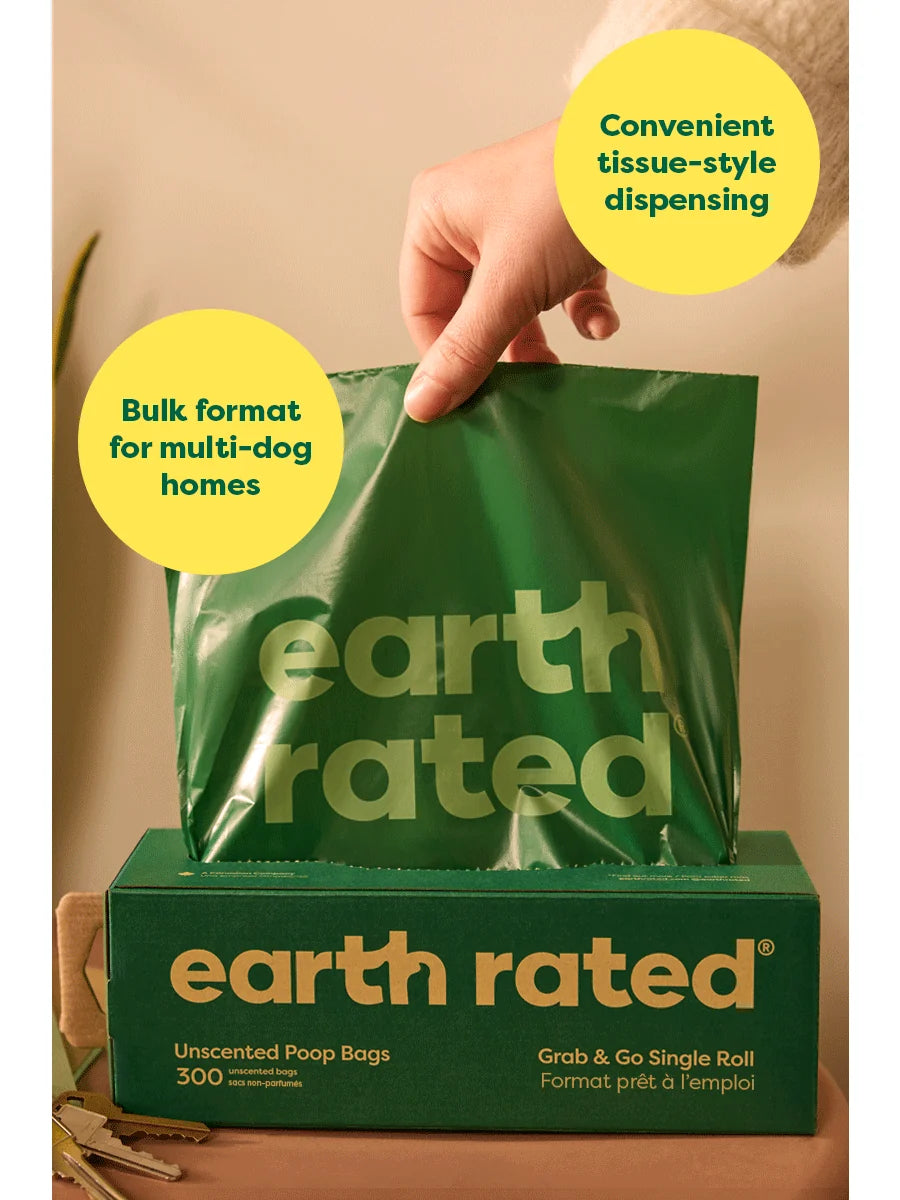 EarthRated 300 Bags on a Large Single Roll