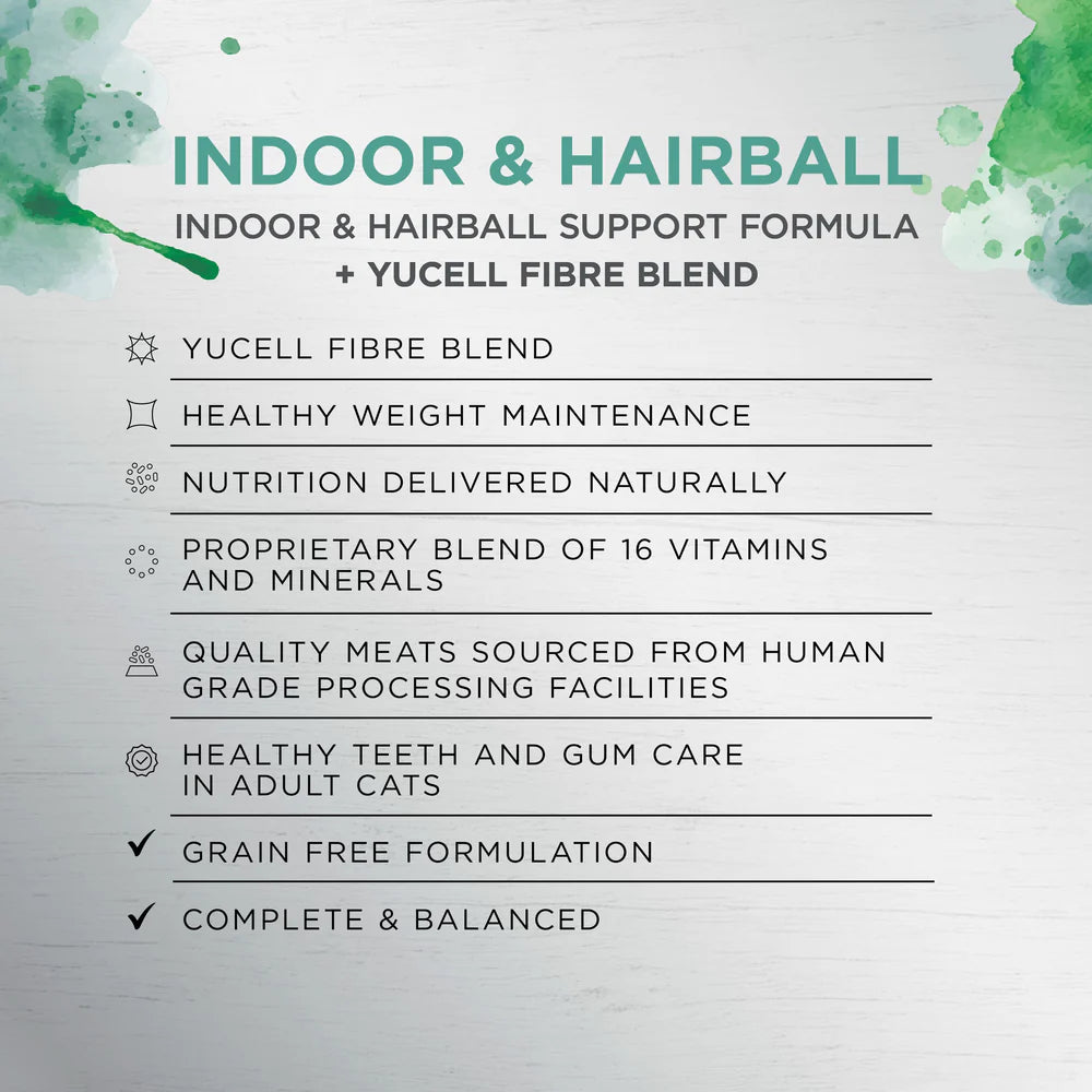 IVORY COAT Raw Health for Cats Indoor Hairball Chicken+Freeze-Dried Lamb