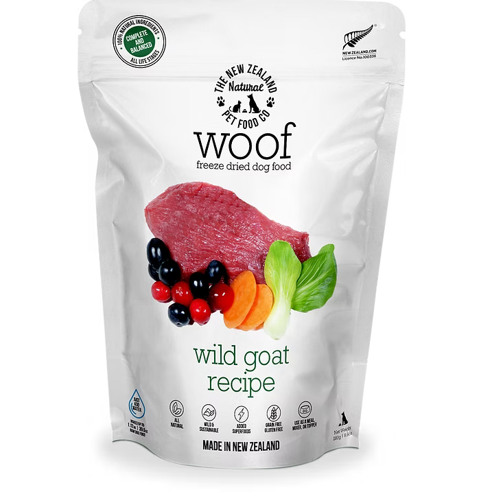 IN STORE ONLY Woof Freeze-Dried Dog Food
