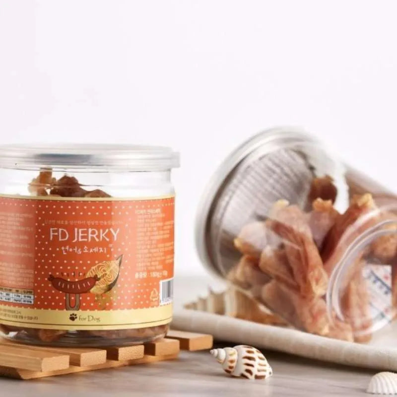 FD 狗用肉干 180g 三文鱼香肠