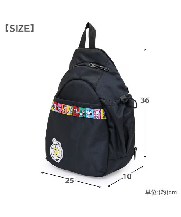 Snoopy 75th Anniversary Walking Shoulder Bag