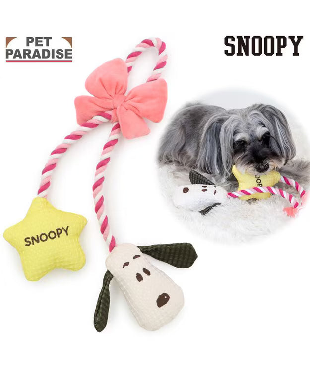 Valentine Star Snoopy Rope Toy