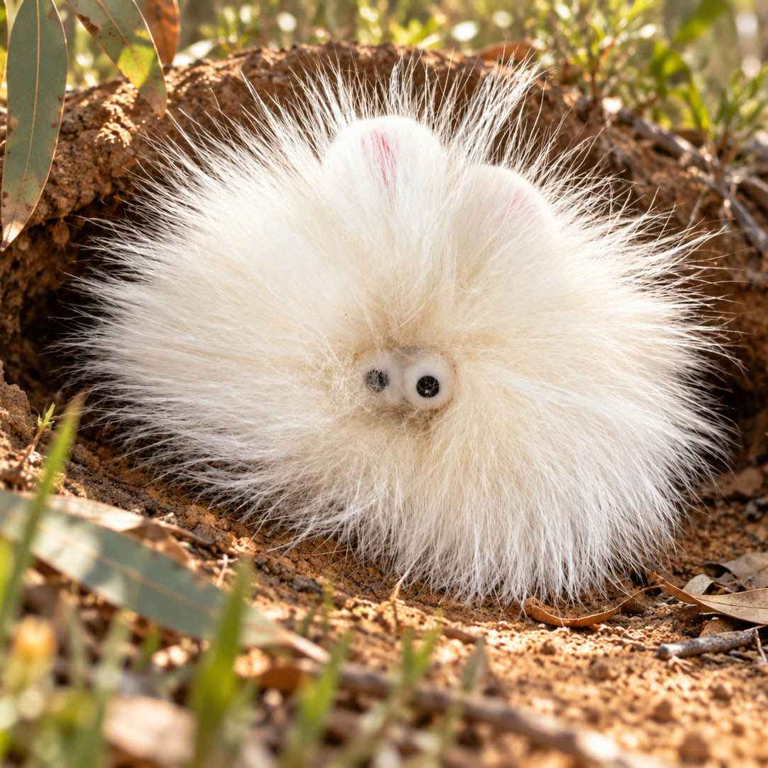 Rabbit Fur Toy - Bush Bunny for Hours of Play