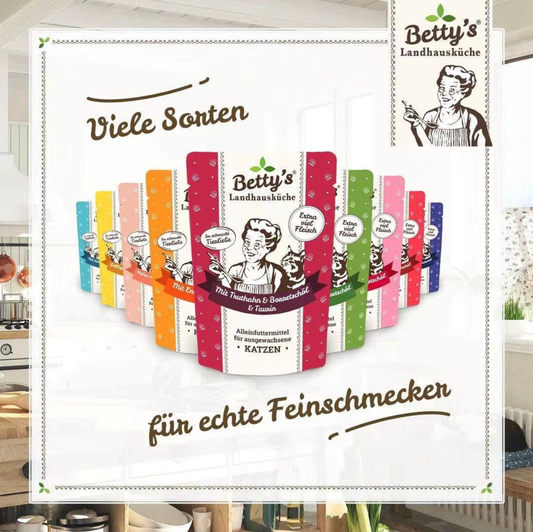 BOSWELIA BETTY'S Country Kitchen Fresh Pouch Cat Wet Food 100g