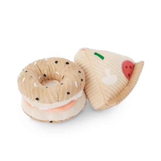 Kitty Pizza & Bagel Set | Cat Toy