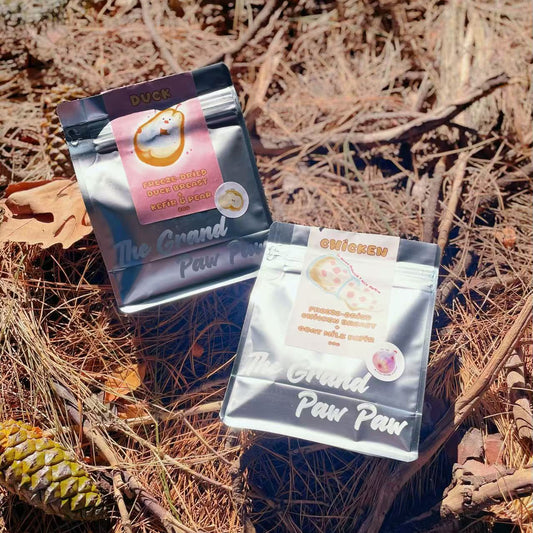 TheGrandPawPaw Figgy Chrunch Autumn Orchard Collection Chicken Breast+Goat Milk Kefir with Fig 80g
