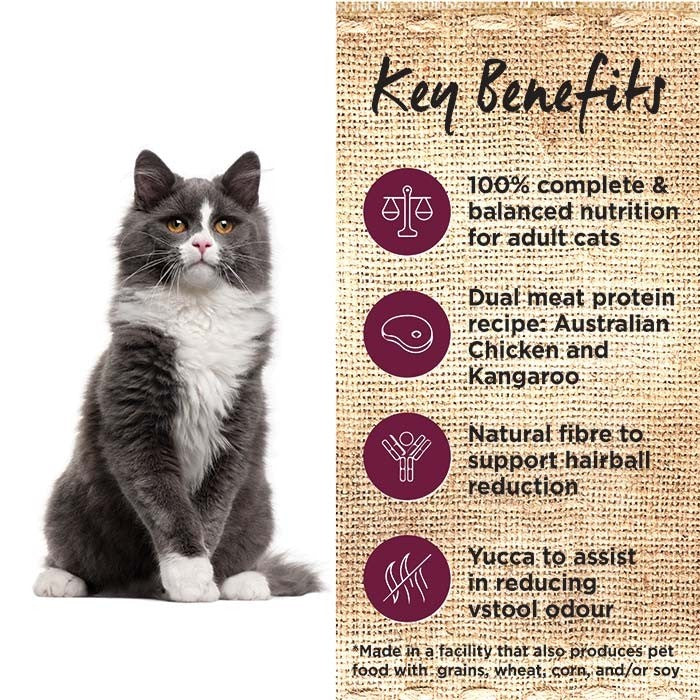 Ivory Coat Chicken Kangaroo Grain Free Adult Cat Food 4kg