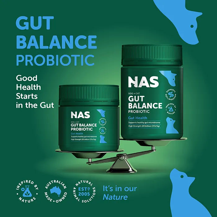 NAS Gut Balance Probiotic 80g for Dogs&Cats