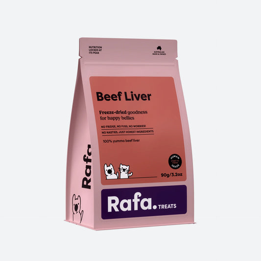 RAFA Freeze-Dried Beef Liver 90g