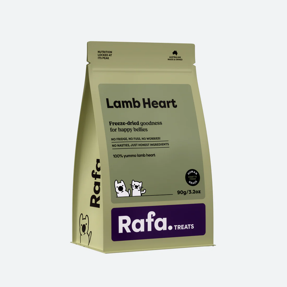 RAFA Freeze-Dried Lamb Heart 90g