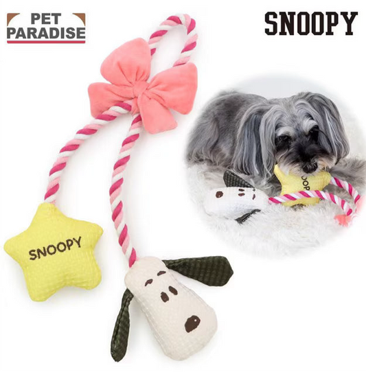 Valentine Star Snoopy Rope Toy