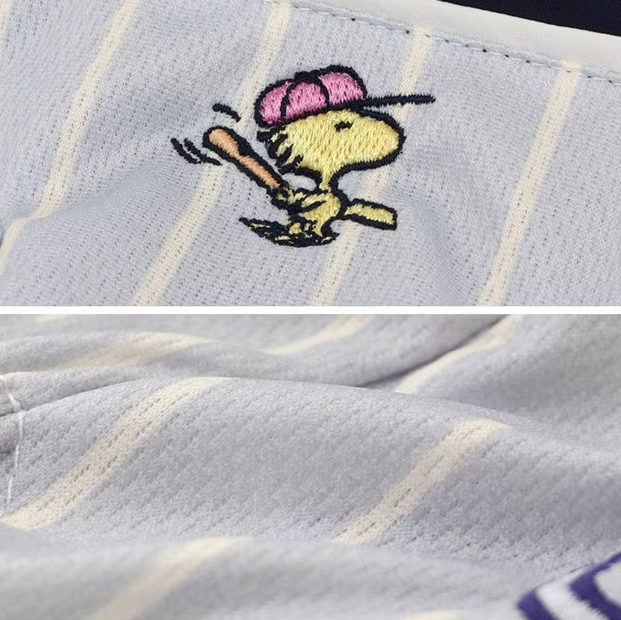 Snoopy Baseball T-Shirt ICE BLUE