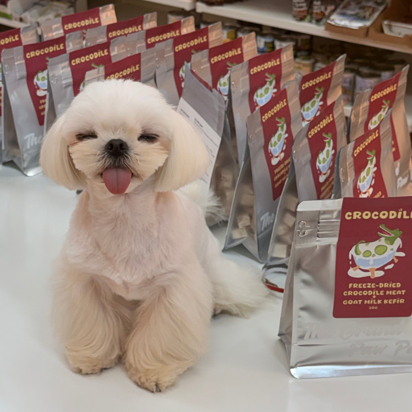 TheGrandPawPaw Freeze-Dried Crocodile+Goat Milk Kefir 50g