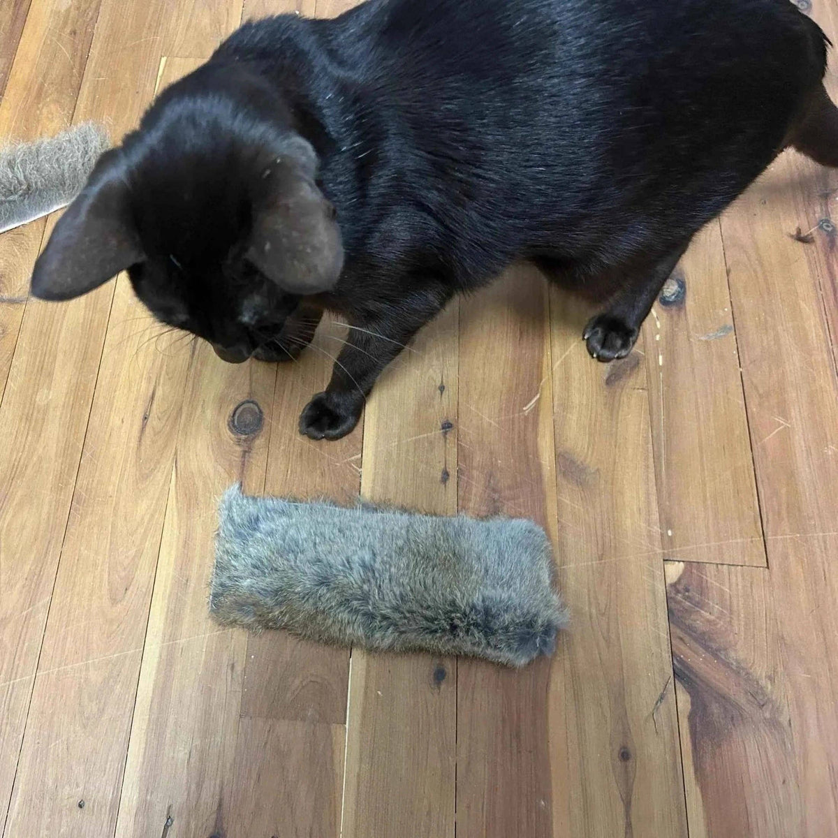 Hollow Hare Rabbit Fur Toy – Unstuffed for Natural Play