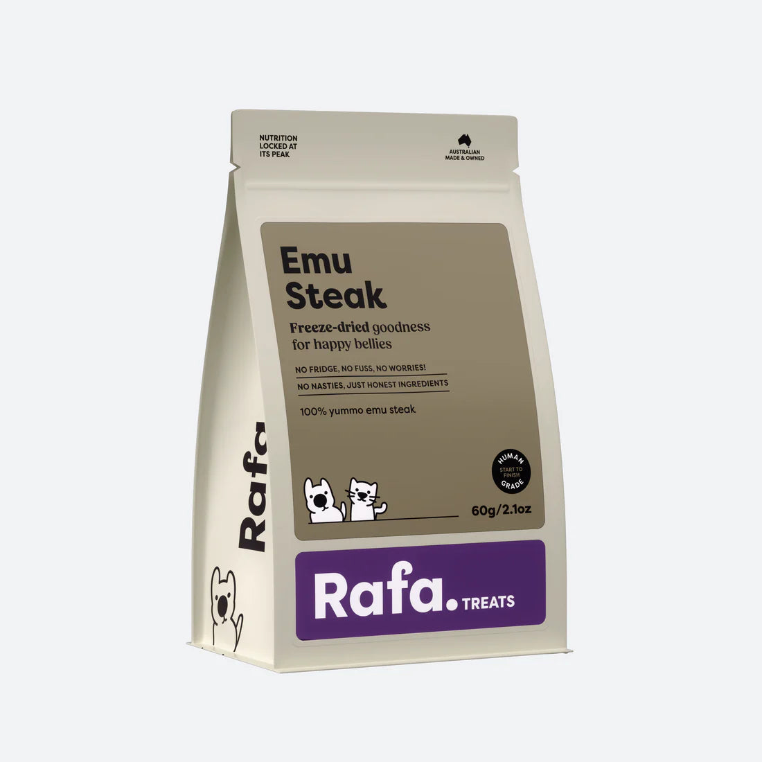 RAFA Freeze-Dried Emu Steak 60g