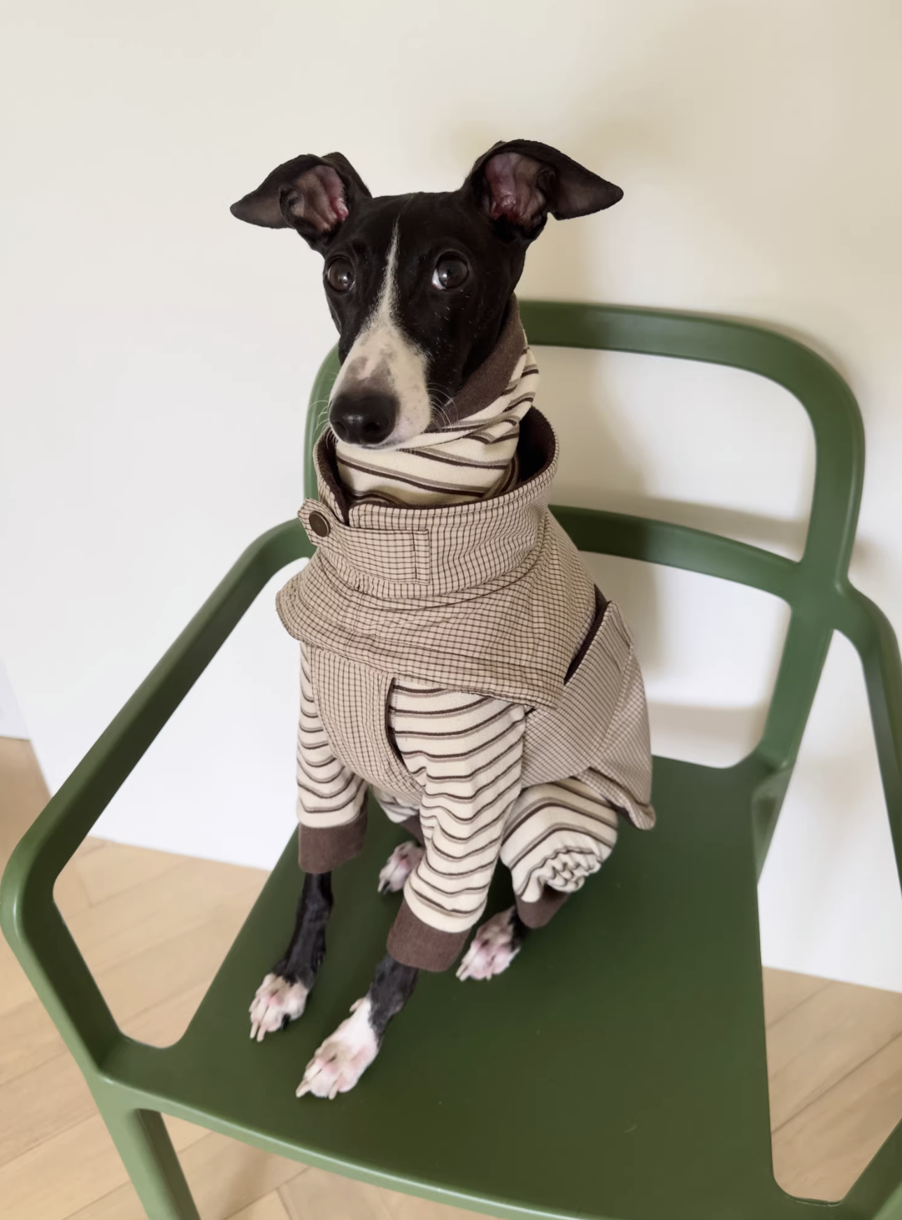 Plaid Colour-Block Fleece Vest