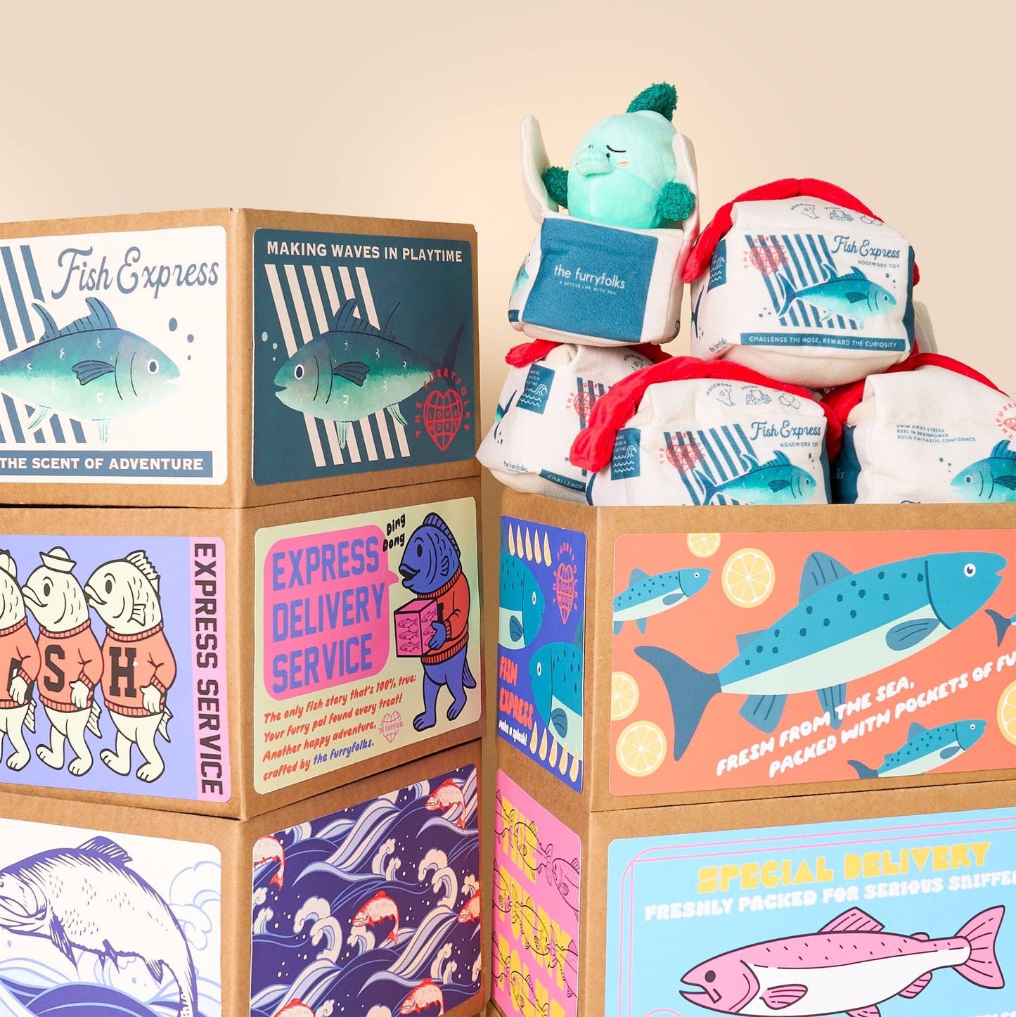 Fish Express Nosework Toy