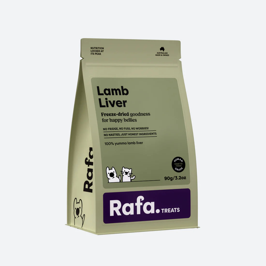 RAFA Freeze-Dried Lamb Liver 90g