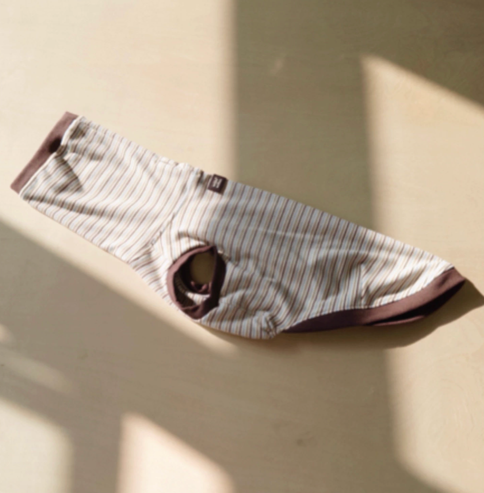 Choco Crepe Velvet Thermal Top with Hood