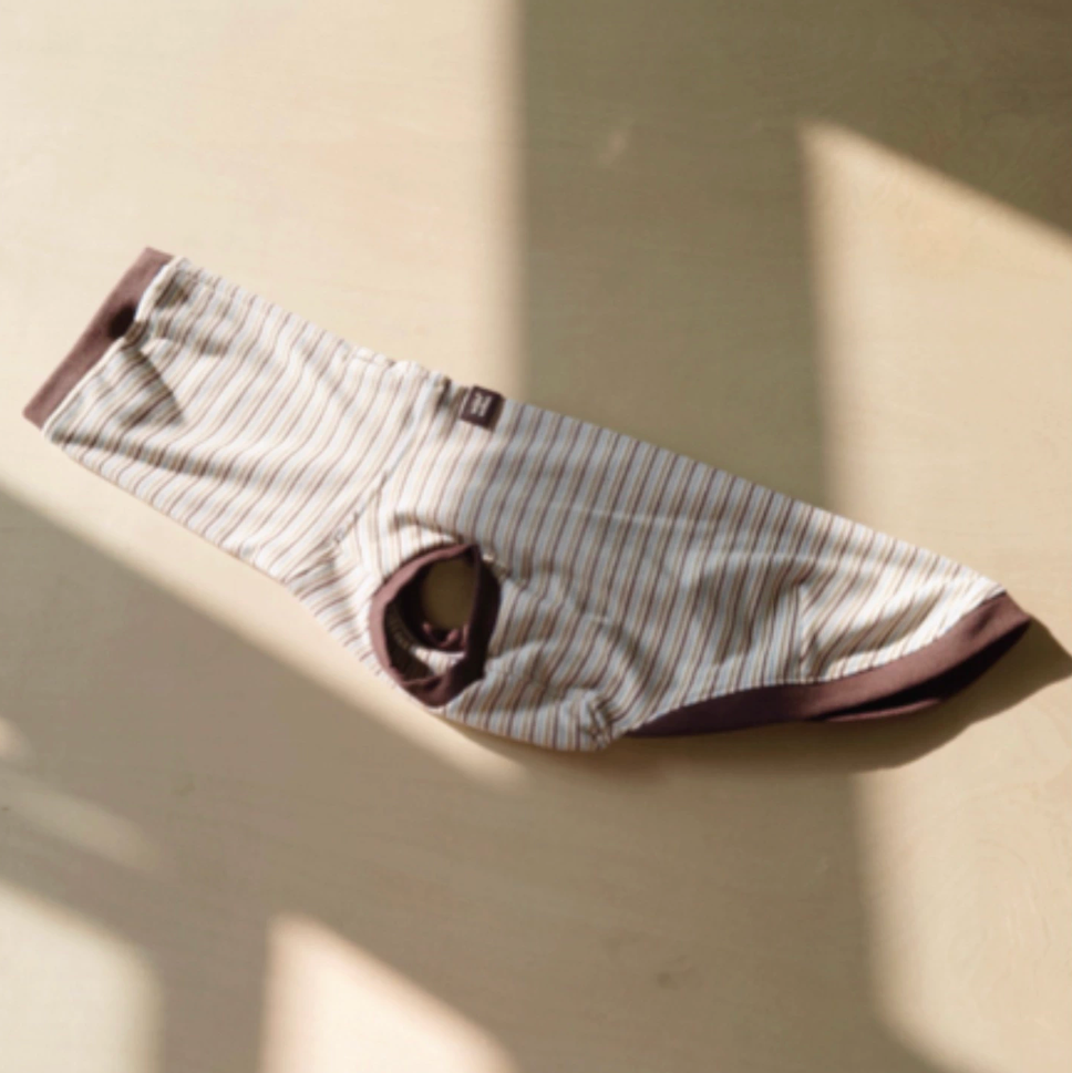 Choco Crepe Velvet Thermal Top with Hood