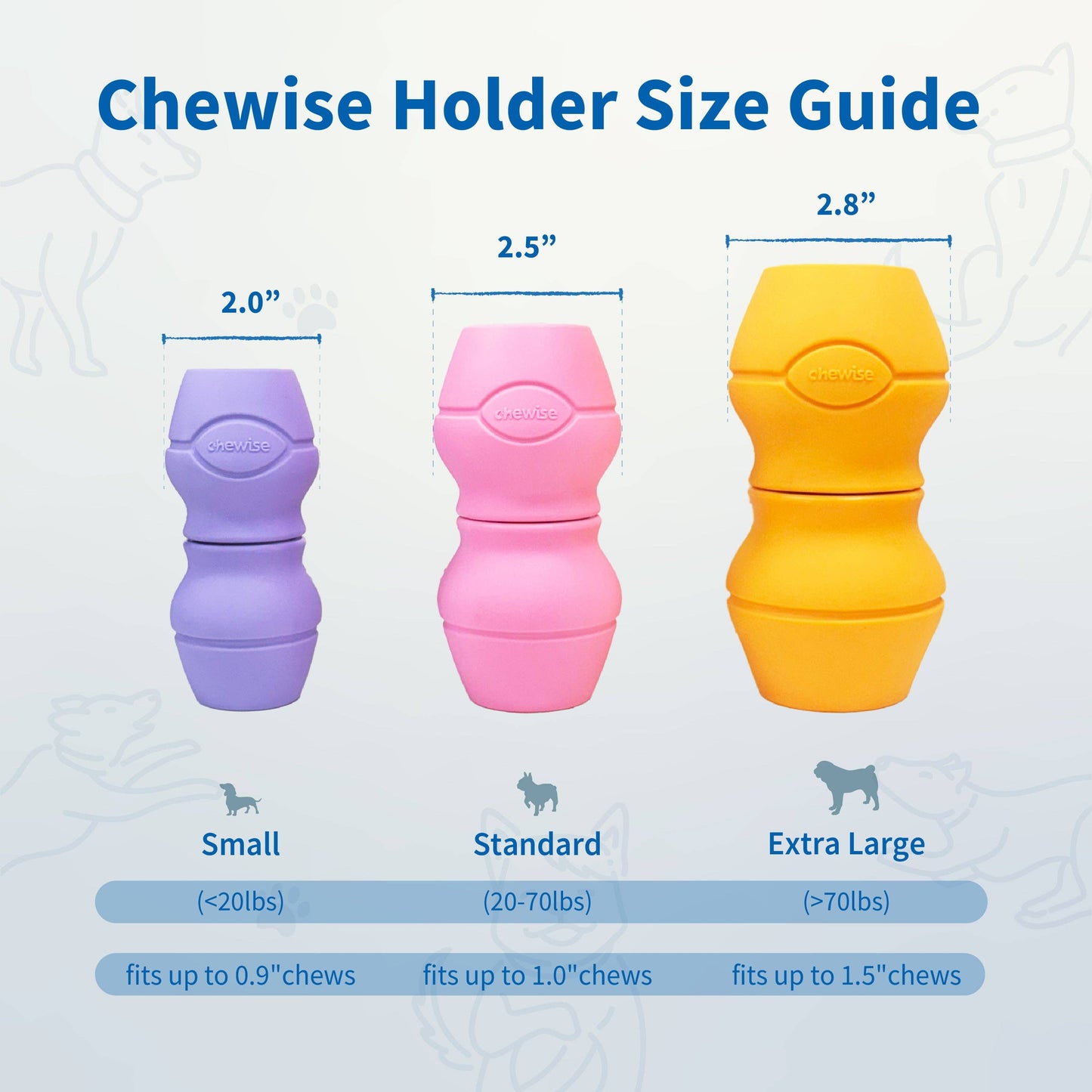 Chewise Dental Chew Holder | Small | Dogs <10kg