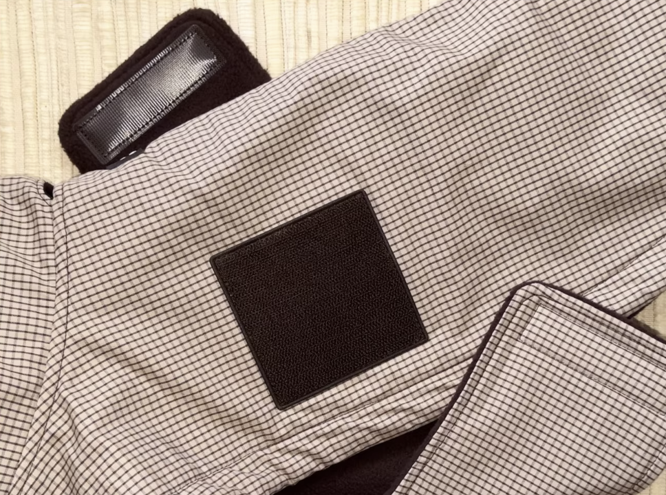 Plaid Colour-Block Fleece Vest