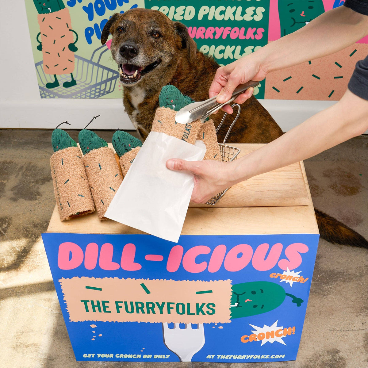 Fried Pickle Nosework Toy