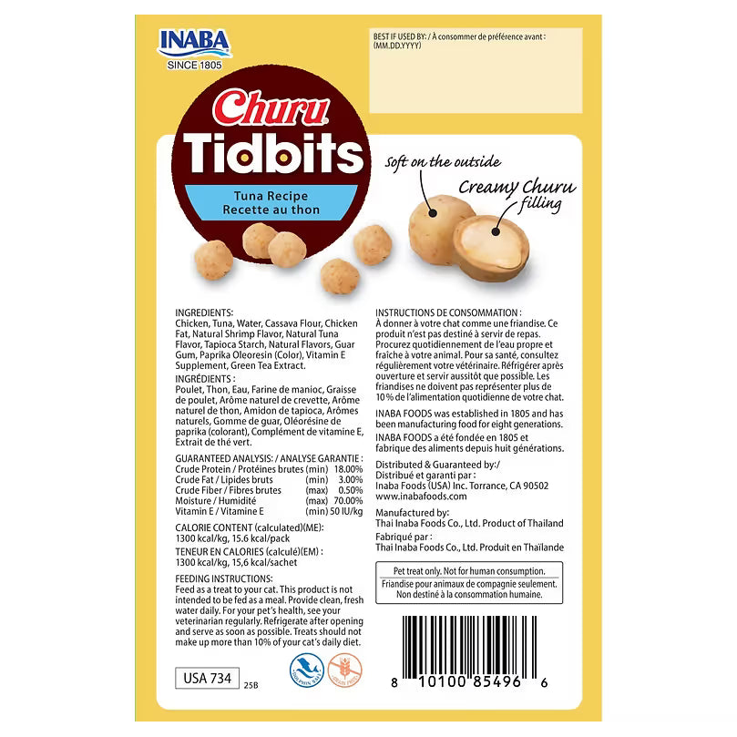 INABA Churu Tidbits 12g*8