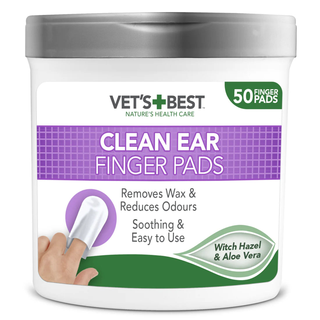 Vet's Best Clean Ear Finger Pads 50pcs