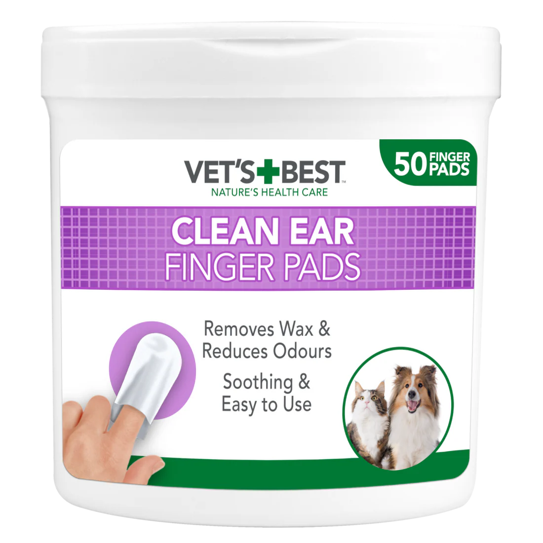 Vet's Best Clean Ear Finger Pads 50pcs