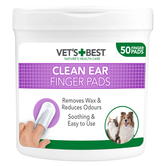 Vet's Best Clean Ear Finger Pads 50pcs