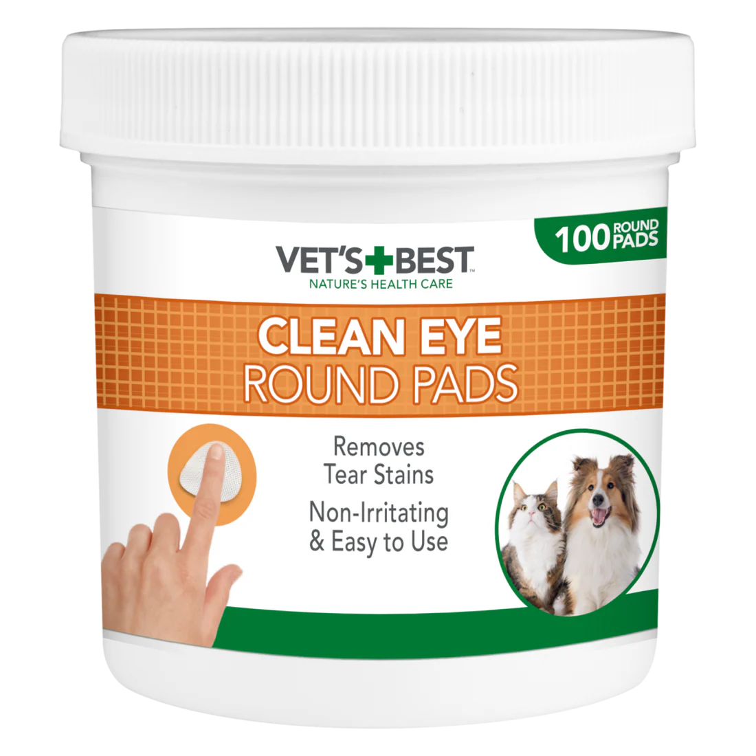 Vet's Best Clean Eye Round Pads 100pcs