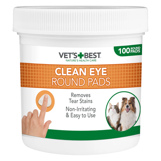 Vet's Best Clean Eye Round Pads 100pcs