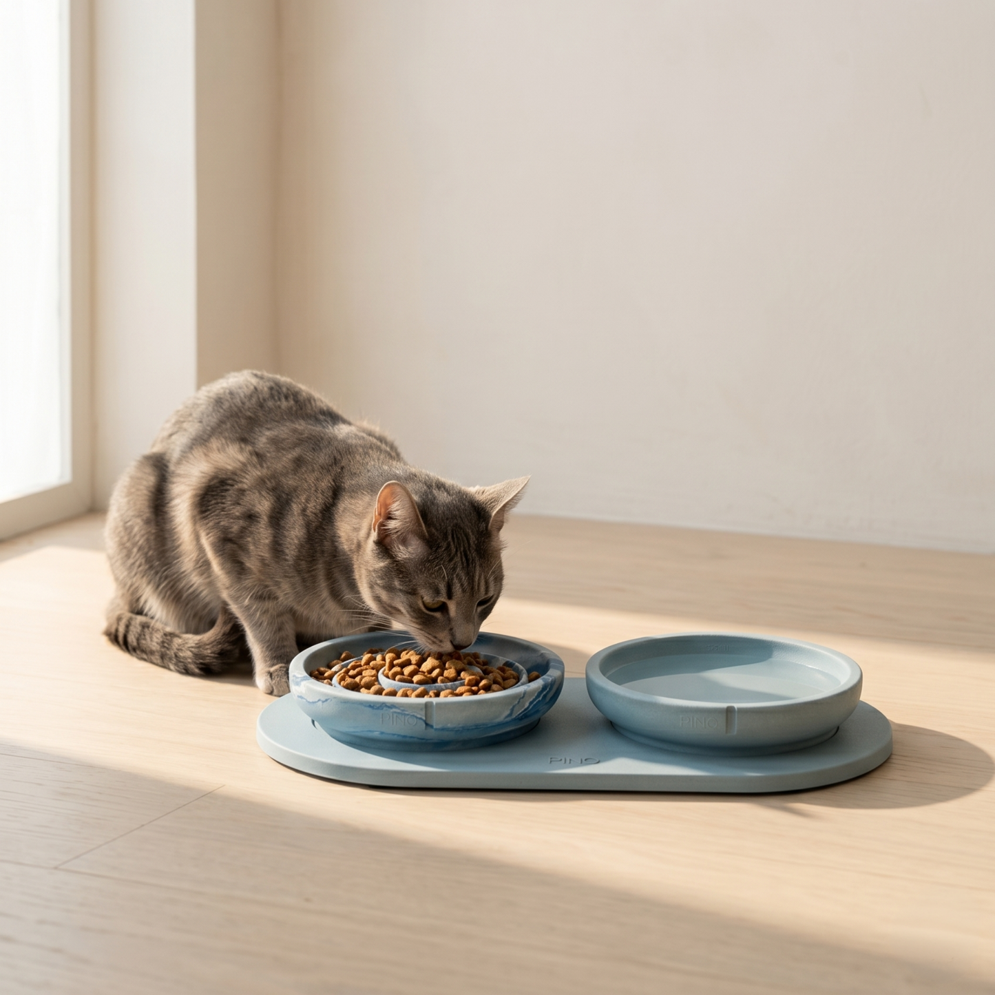 Flat Slow Feeder Bowl -Bluebird Limited Edition