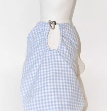 Double-Sided Summer Plaid Top