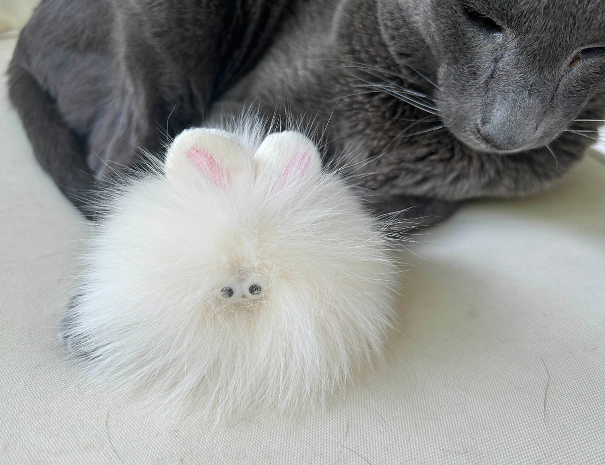 Rabbit Fur Toy - Bush Bunny for Hours of Play