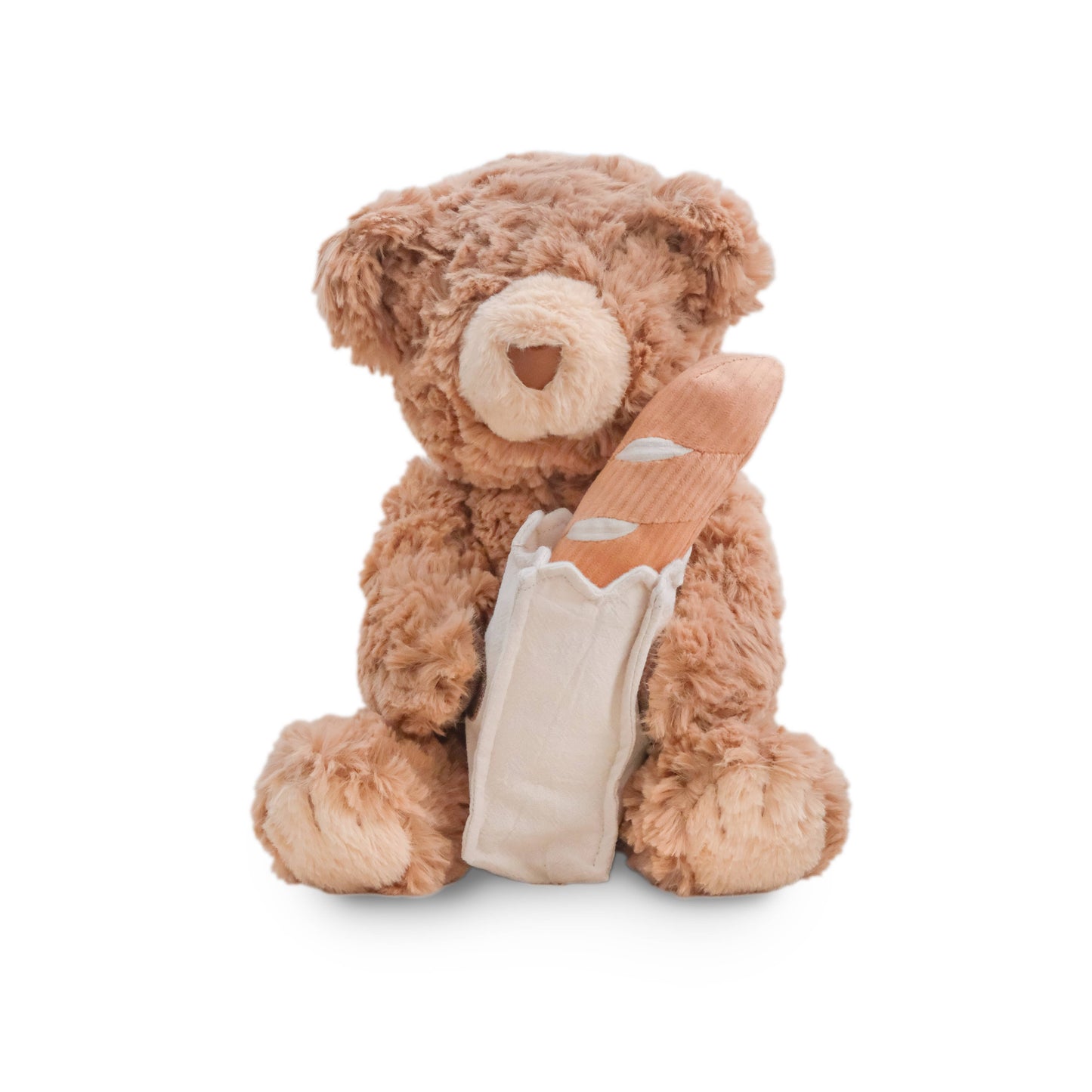 BAGUETTE TEDDY // DOG Toy // Cuddle + Squeaky