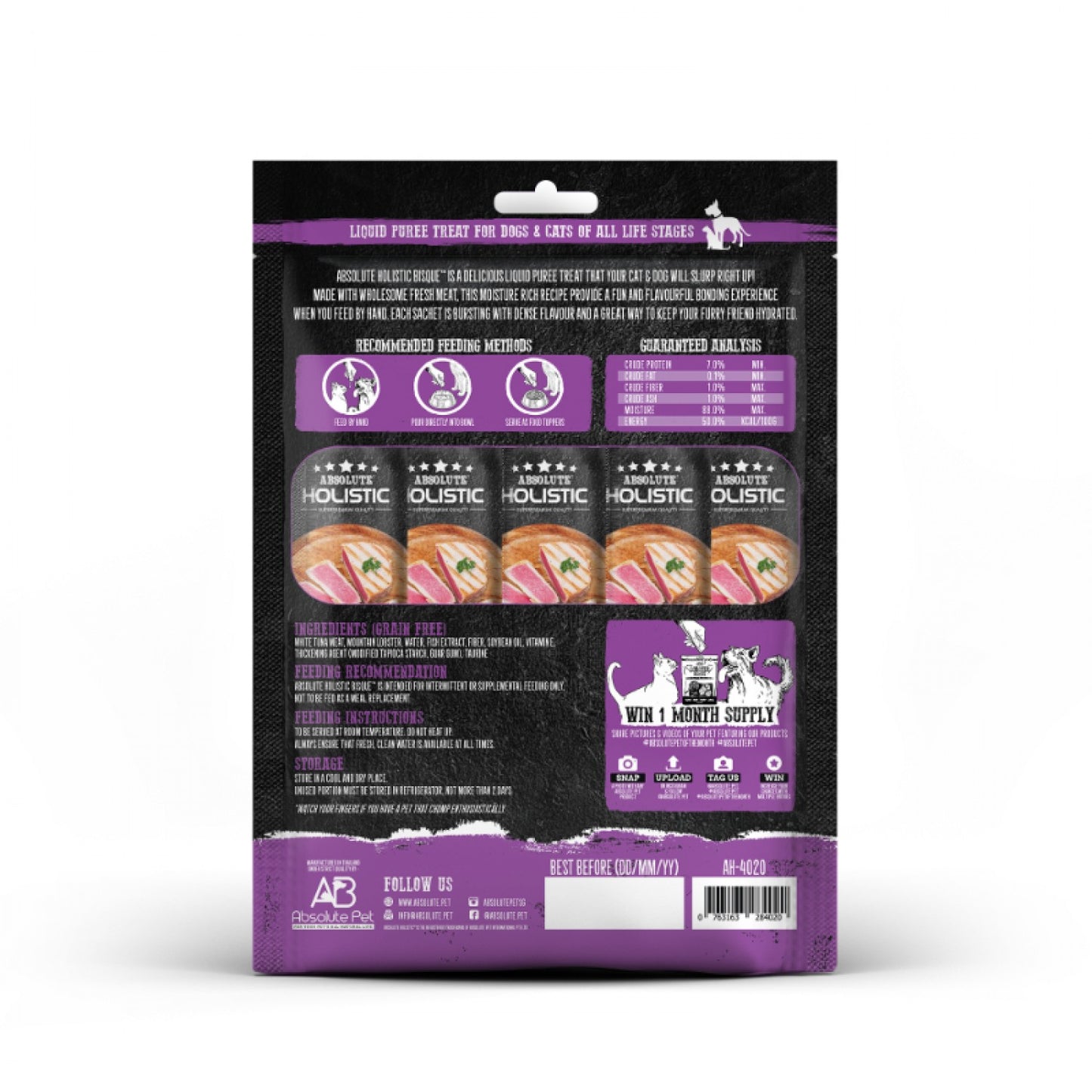 Absolute Holistic Bisque 金枪鱼龙虾 12g*5