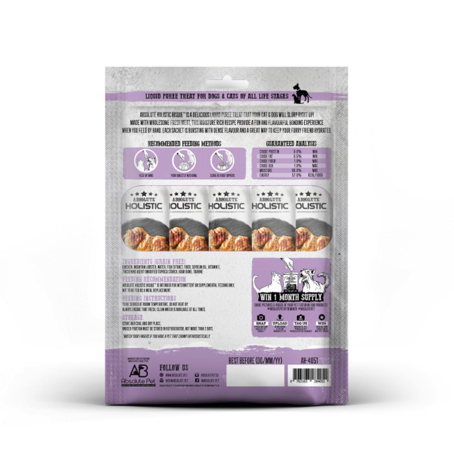 Absolute Holistic Bisque 鸡肉龙虾 12g*5
