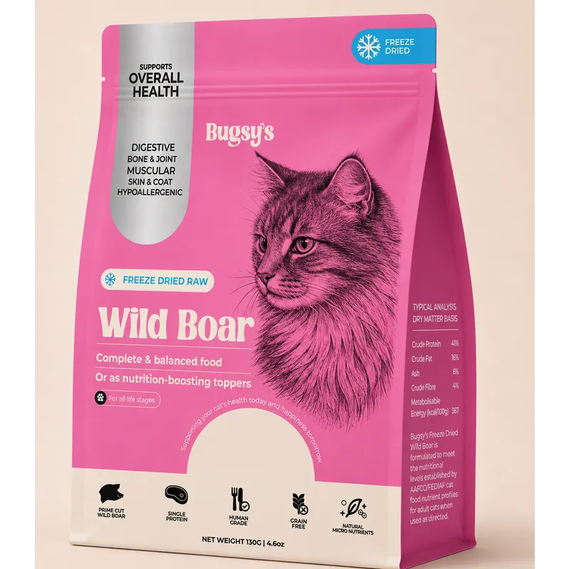 INSTORE Bugsy‘s Freeze-Dried Complete Meal Wild Boar 130g
