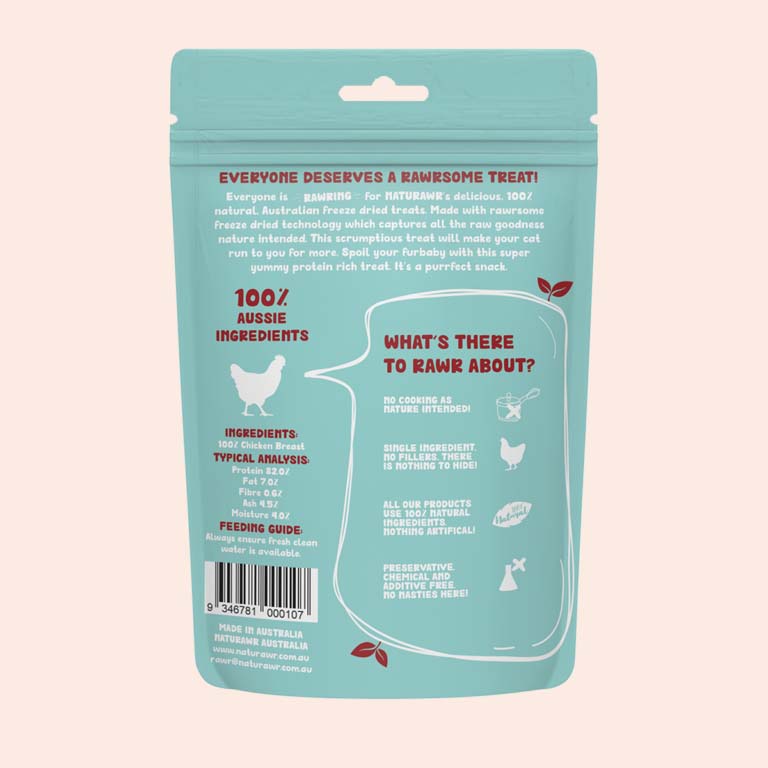 Naturawr Chicken Gems for Cats 50g