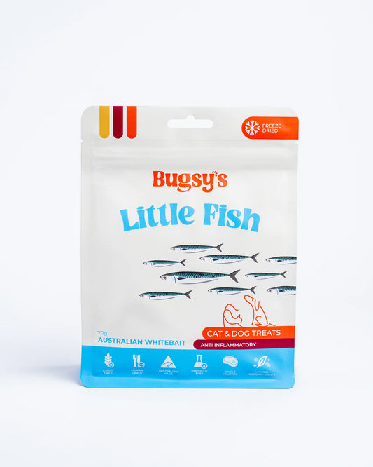 Bugsy's Freeze Dried Little Fish | Whitebait 70g